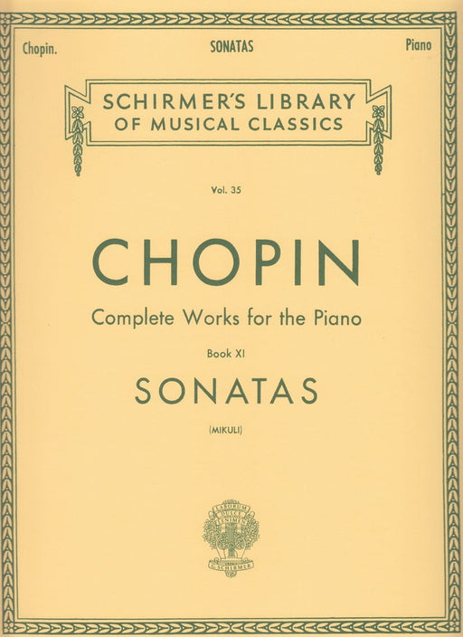 Complete Works fot the Piano Book 11 SONATAS [Mikuli]