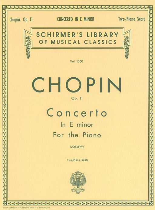 Concerto In E minor Op.11