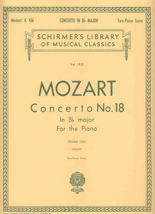 Concerto No.18 In B Flat major KV456