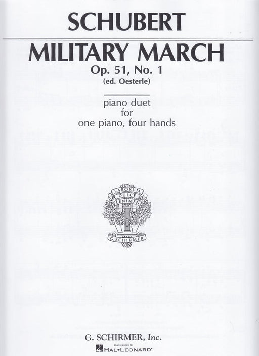 MILITARY MARCH Op.51, No.1