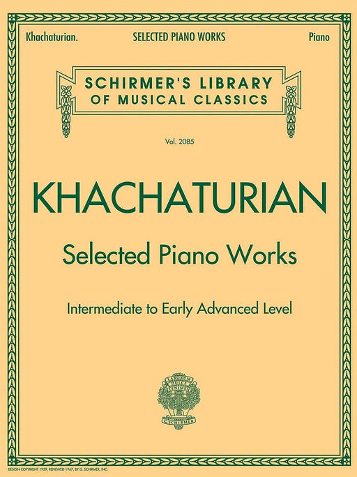 Selected Piano Works　～Intermadiate to Early Advanced Level