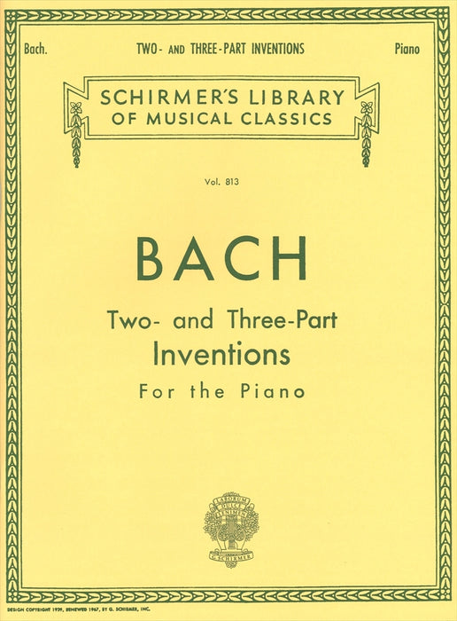 15 Two- and Three-Part Inventions BWV772-801