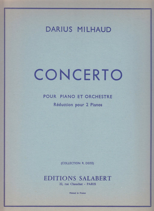 Concerto No.1 pour piano et orchestre