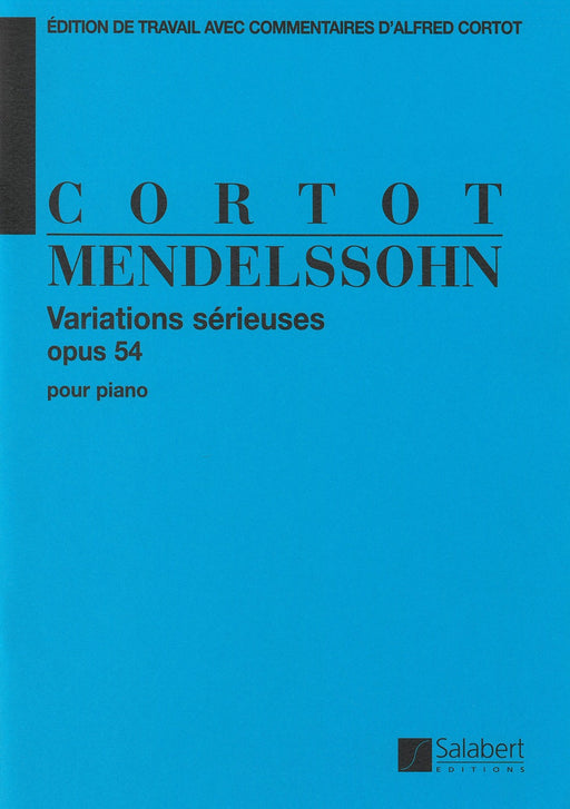 Variations serieuses Op.54 [Cortot]