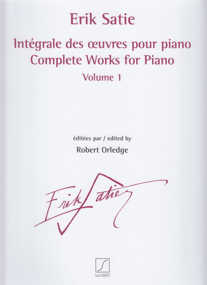 Integrale des oeuvres pour piano Volume 1 - ピアノ作品全集 1