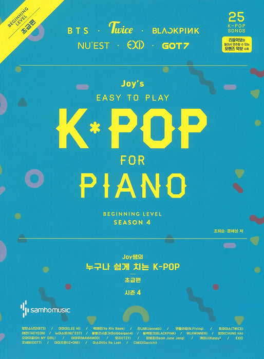 Joy’s EASY TO PLAY K-POP FOR PIANO