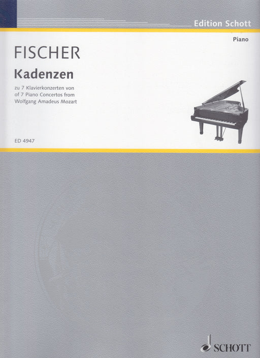 Cadenzas of 7 piano Concertos from Wolfgang Amadeus Mozart
