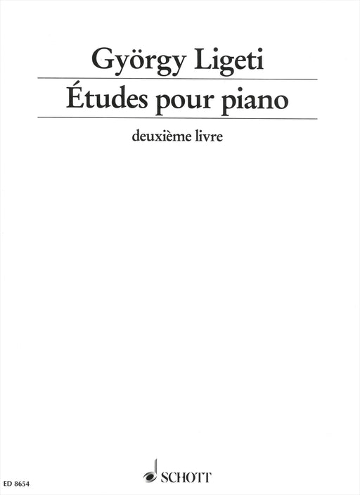 Etudes pour piano deuxieme livre