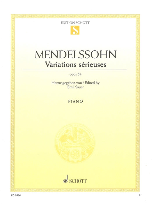 Variations serieuses Op.54