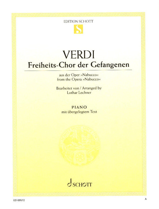 Freiheits-Chor der Gefangenen from the Opera Nabucco