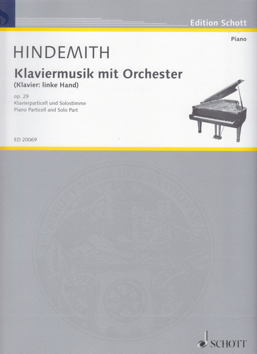 Klaviermusik mit Orchester Op.29 (Piano: left Hand)
