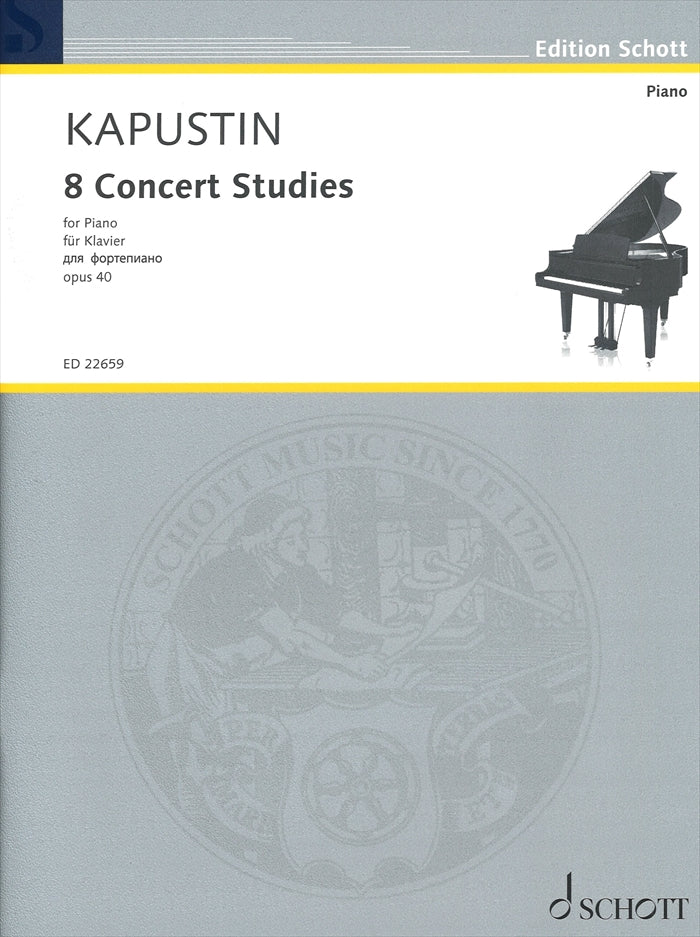 8 Concert Studies Op.40 - 8つの演奏会用エチュード 作品40