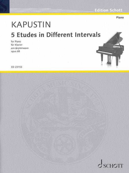 5 Etudes in Different Intervals op.68(1992)