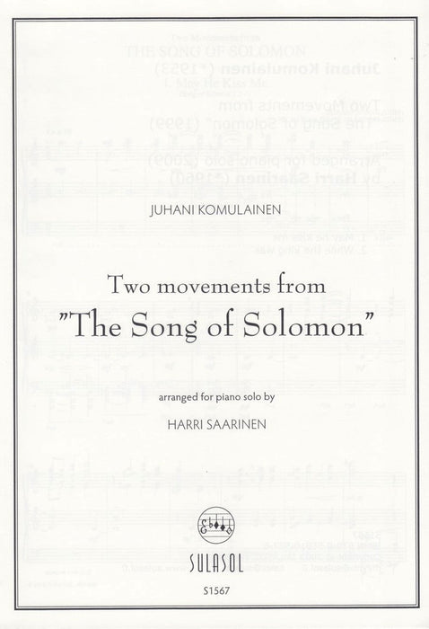 Two movements from "The Song of Solomon"