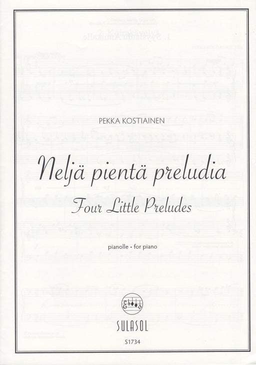 Nelja pienta preludia(Four Little Preludes)