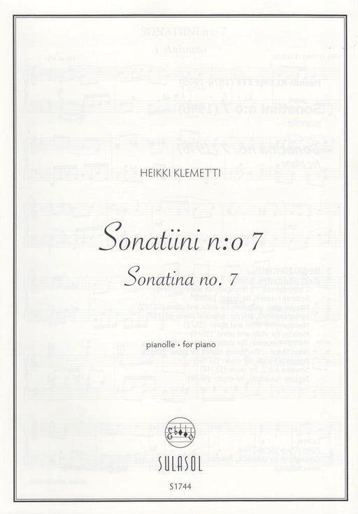 Sonatiini n:o7(Sonatina no.7)