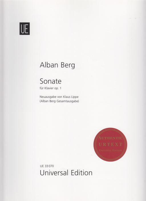 Sonata Op.1  (AUTHENTIC URTEXT)