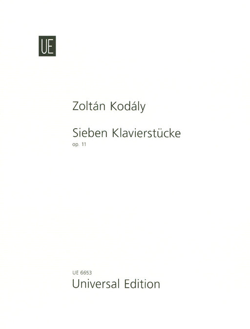 7 Klavierstucke Op.11 (1910-1918)