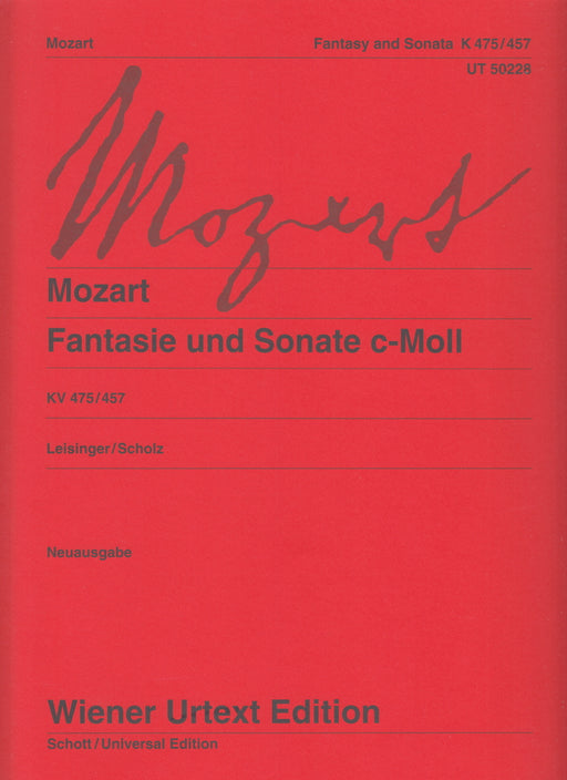 Fantasy and Sonata c-moll KV 475/457 Neuausgabe