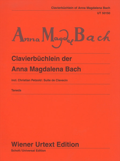 Clavierbuchlein of Anna Magdalena Bach