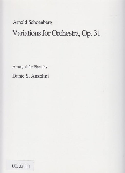 Variations for Orchestra Op.31