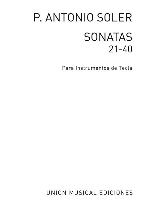 Sonatas Volume 2 (No.21-40)