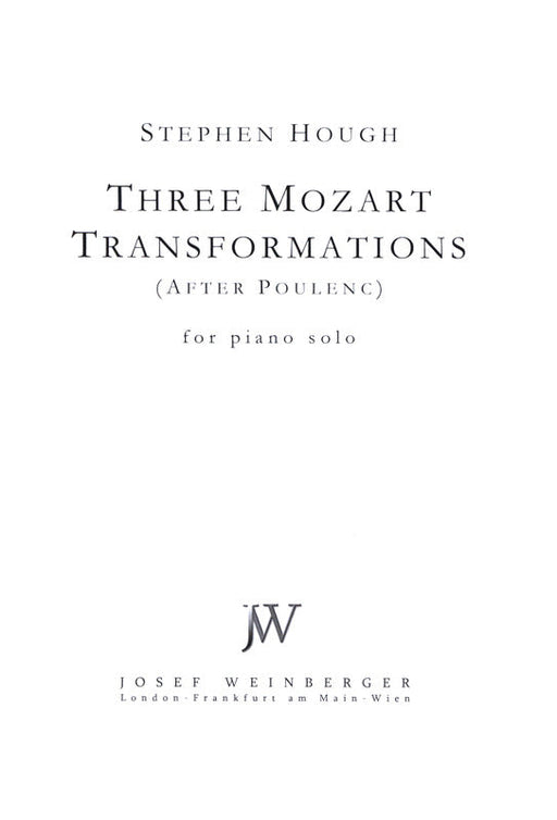 Three Mozart Transformations