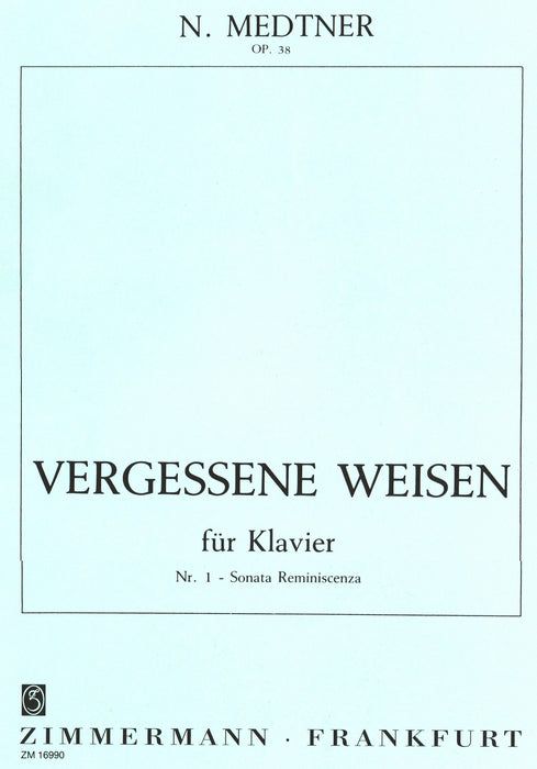 Vergessene Weisen Op.38-1 Sonata Reminiszenza