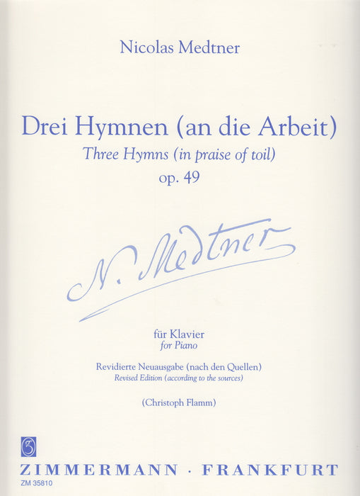 Drei Hymnen (an die Arbeit) Op.49